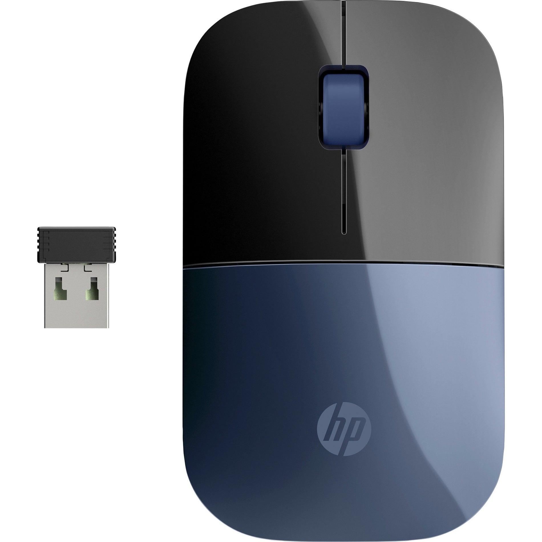 HP 7UH88AA#ABL Wireless Mouse Z3700, Blue Lumiere, 1200 dpi, 2.4 GHz