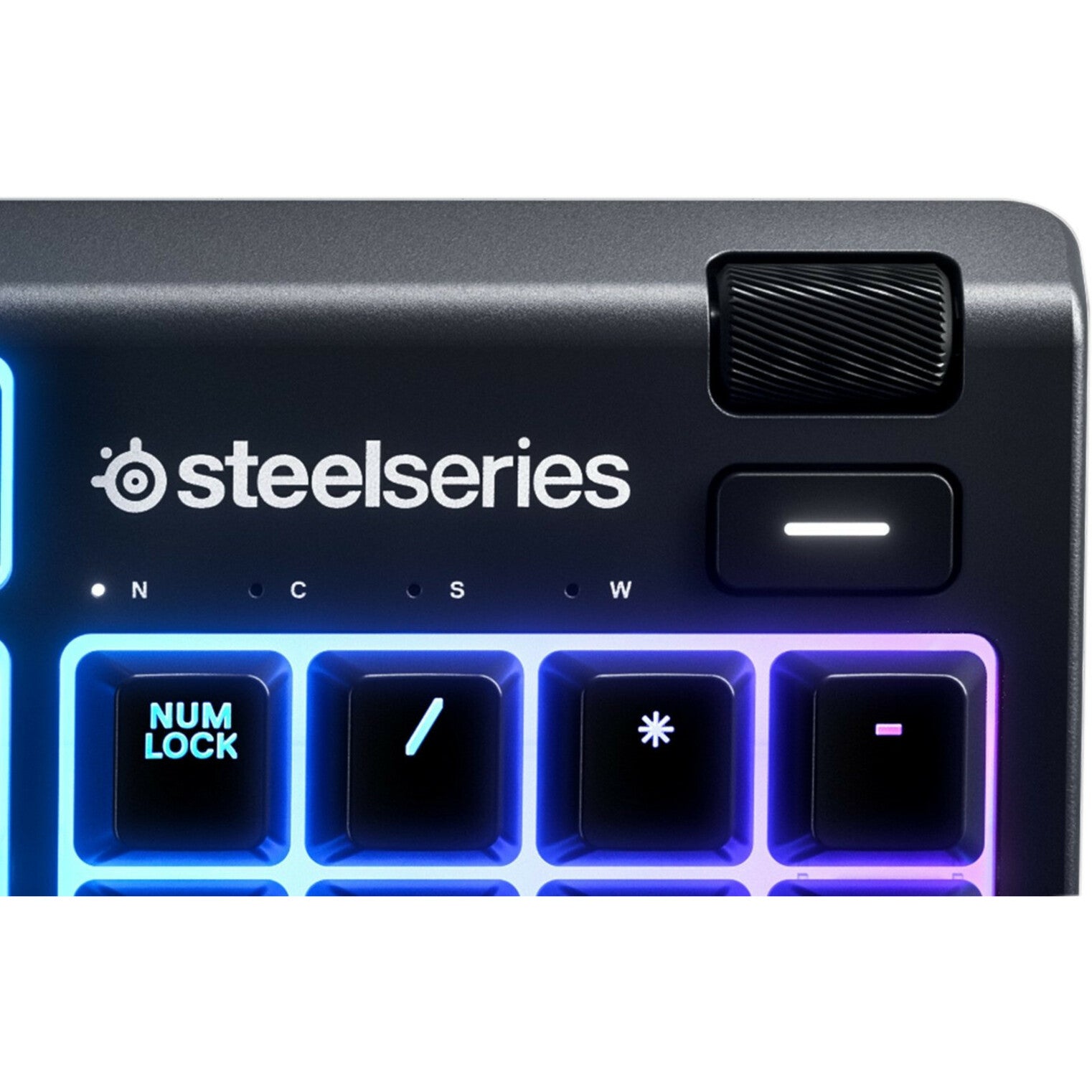 SteelSeries 64795 Apex 3 Water Resistant Gaming Keyboard, Skip, Rewind, Volume Control, Pause