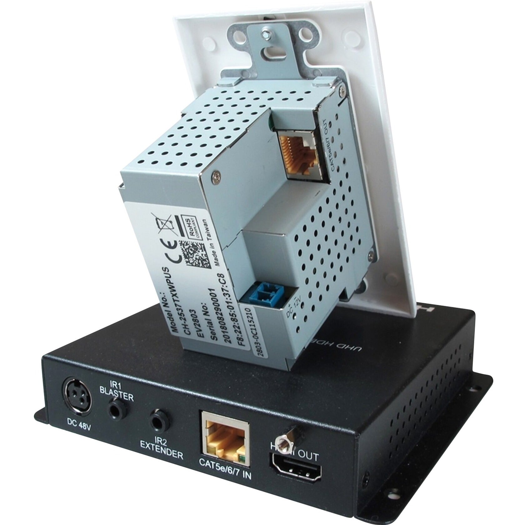 Comprehensive CHE-HDBTWP110K IR Transmitter Kit, Metal, Black - 3 Year Warranty, TAA Compliant