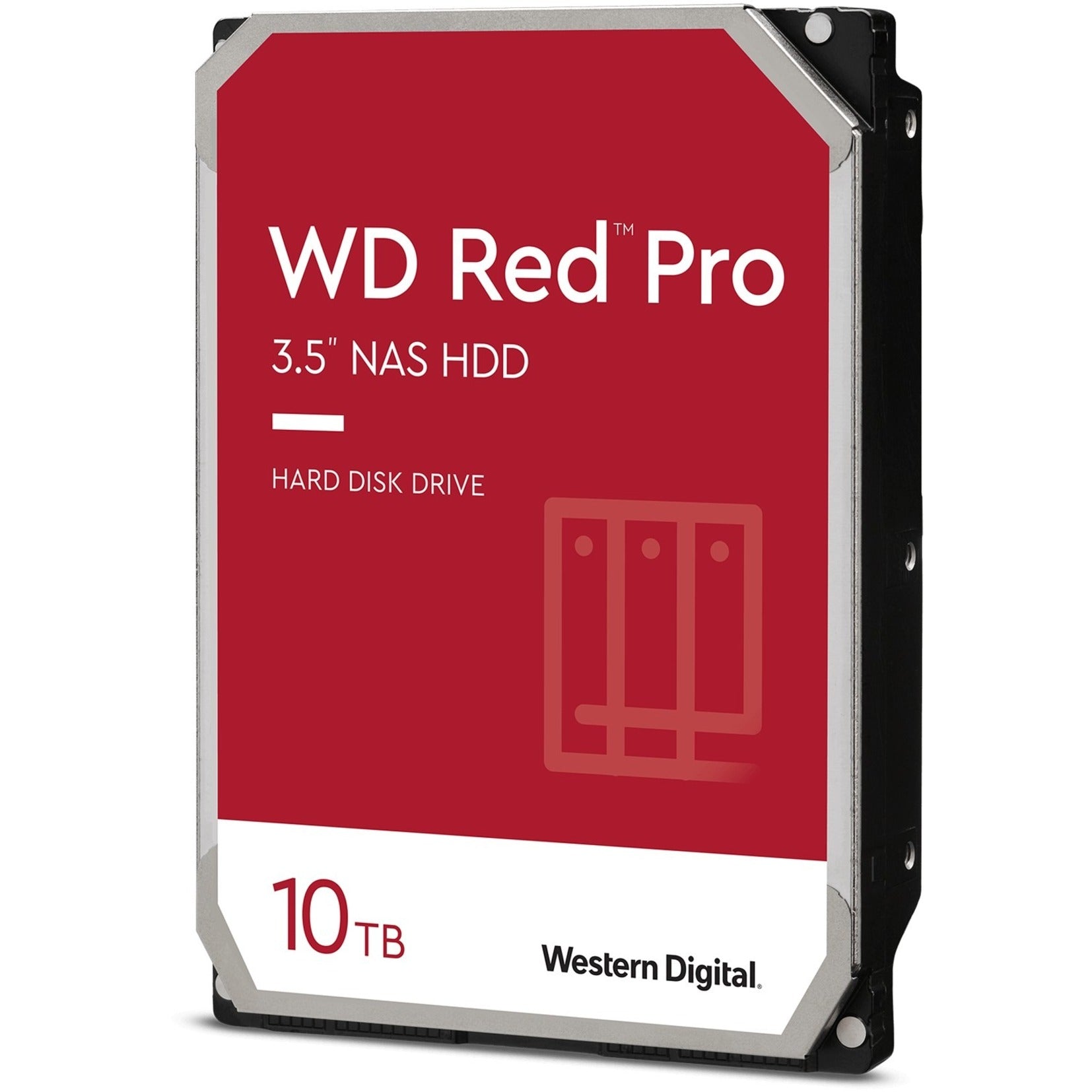 Western Digital WD102KFBX Red Pro 10TB NAS Hard Drive, 5 Year Warranty, SATA/600, 7200 RPM, 256MB Buffer