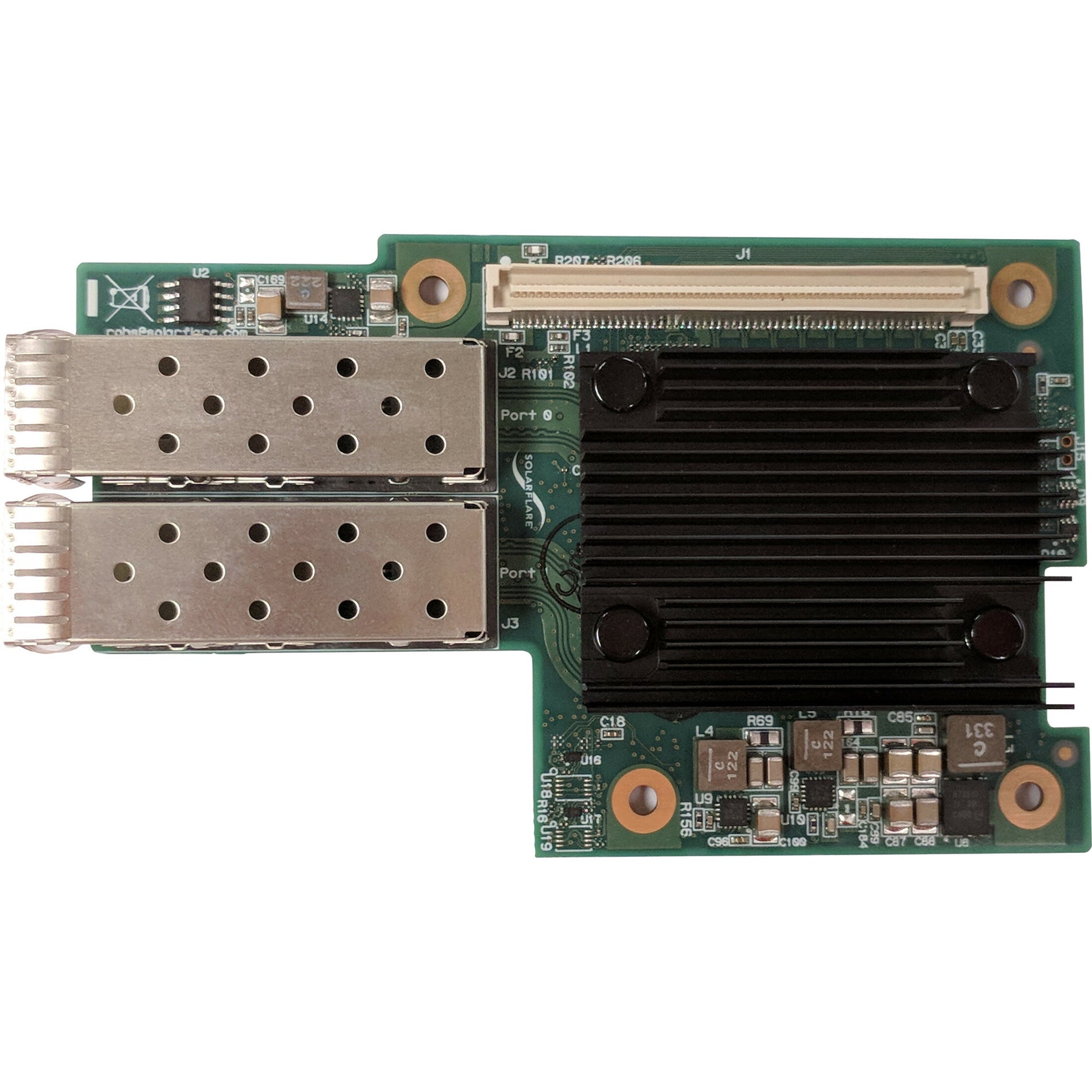Solarflare X2522-25G XtremeScale 25Gigabit Ethernet Card, PCI Express 3.1 x8, SFP28, Optical Fiber
