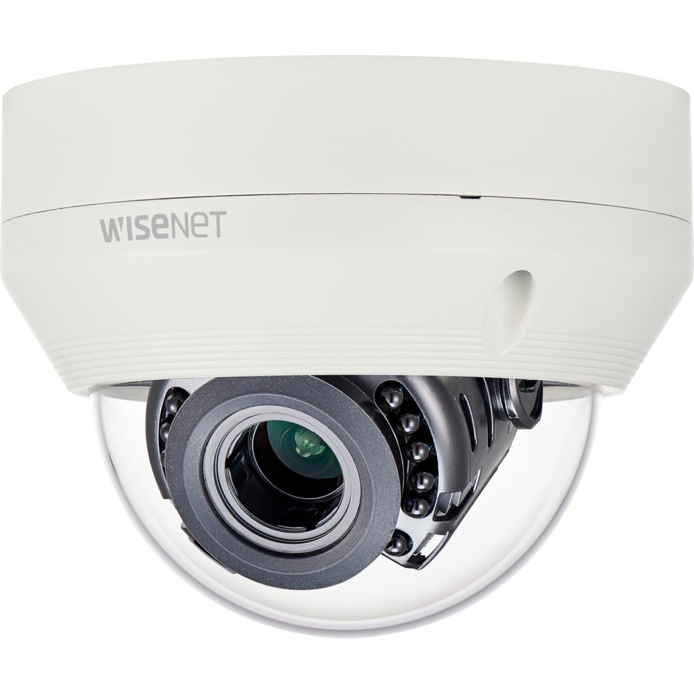 Wisenet HCV-7070RA HD+ 4MP Outdoor Dome Camera, Manual Vari-Focal Lens, True D/N, 98ft IR Distance, IP66/IK10