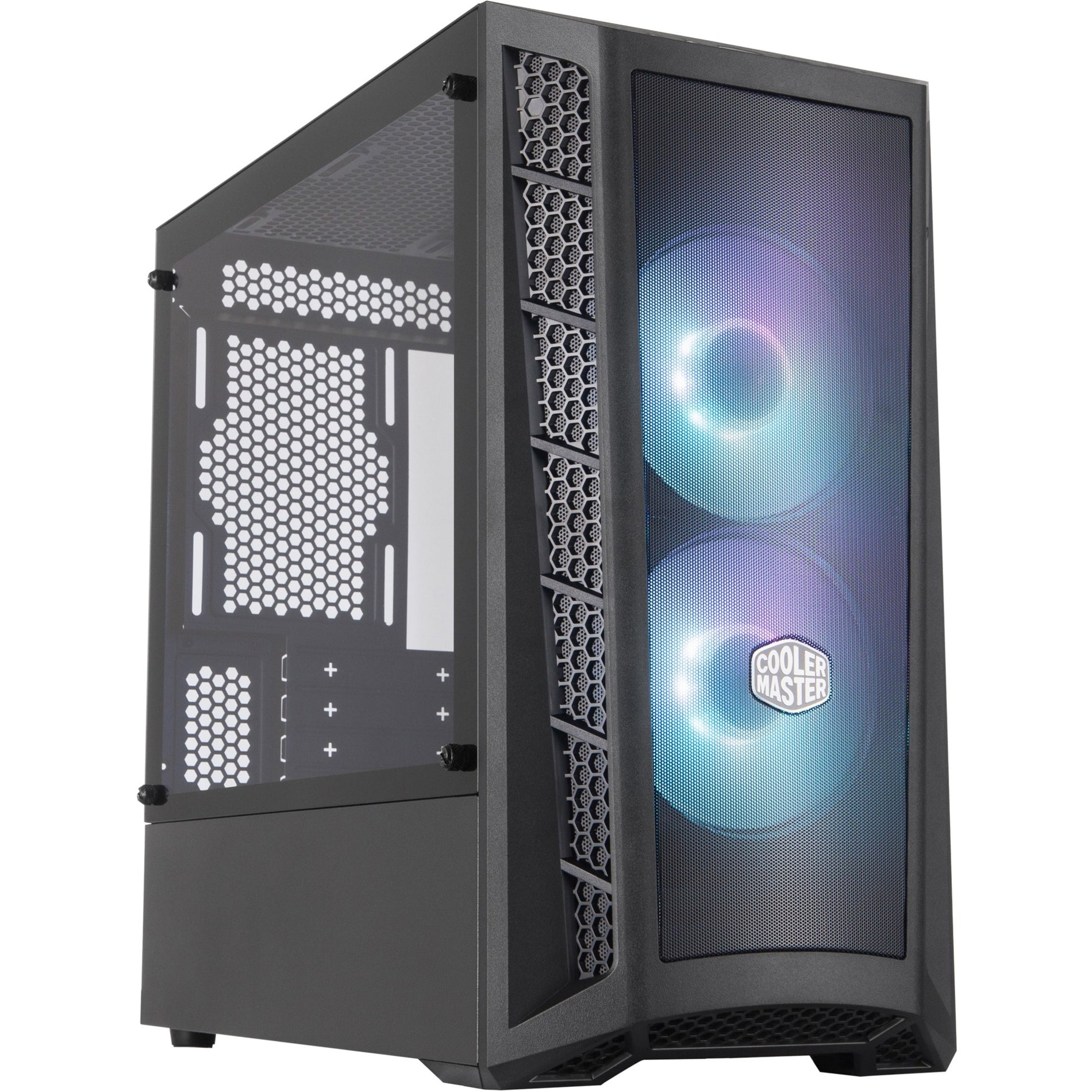 Cooler Master MCB-B311L-KGNN-S02 MasterBox MB311L ARGB Computer Case, Compact Mini-tower with Tempered Glass, Black