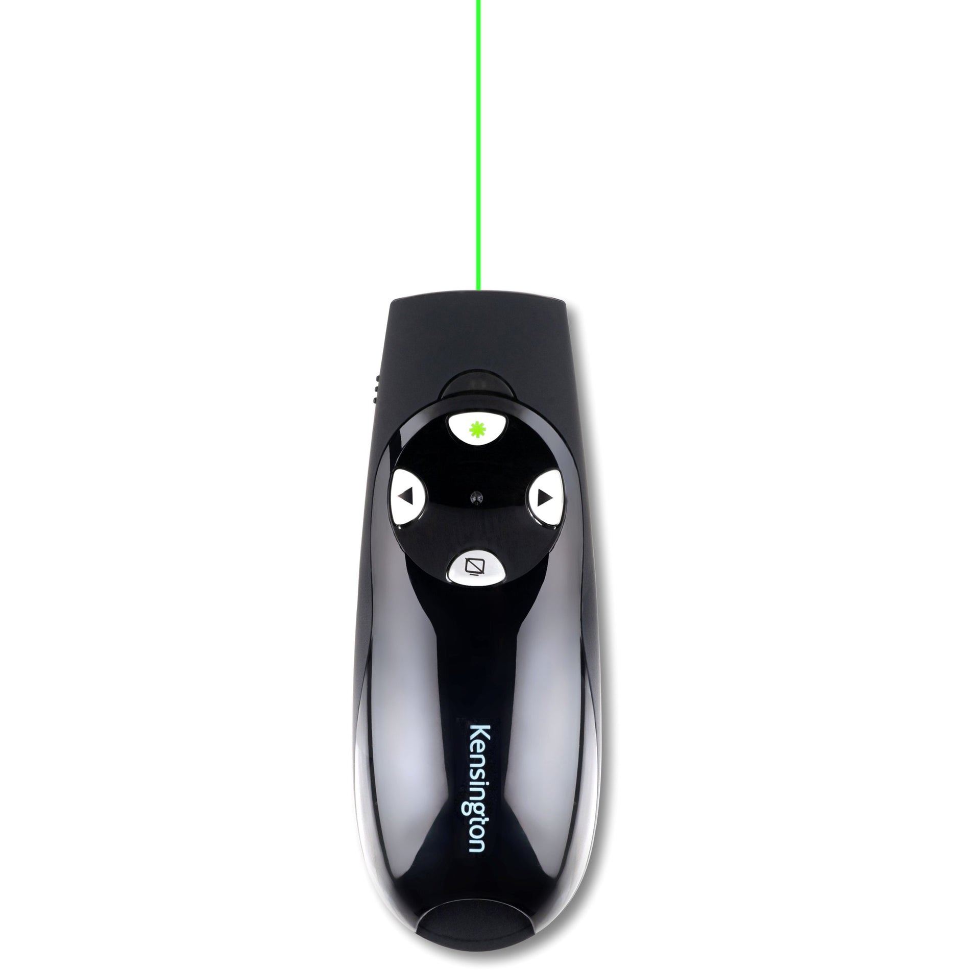 Kensington K75774WW Presenter Expert Wireless with Green Laser - Black, USB Receiver, 2.4 GHz RF Technology