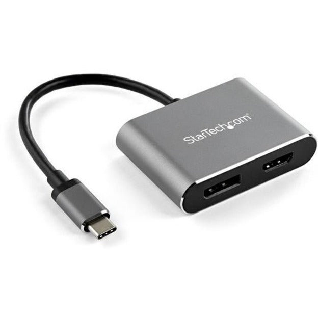 StarTech.com CDP2DPHD USB C Multiport Video Adapter - HDMI or DisplayPort - 4K 60Hz, 2 in 1 USB Type C Display Adapter for DP or HDMI