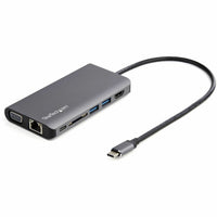 StarTech.com USB C Multiport Adapter - USB-C Mini Travel Dock w/ 4K HDMI or 1080p VGA - 100W PD Pass-Through, 3x USB, SD, GbE, Audio (DKT30CHVAUSP) Main image