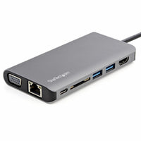 StarTech.com USB C Multiport Adapter - USB-C Mini Travel Dock w/ 4K HDMI or 1080p VGA - 100W PD Pass-Through, 3x USB, SD, GbE, Audio (DKT30CHVAUSP) Alternate-Image1 image
