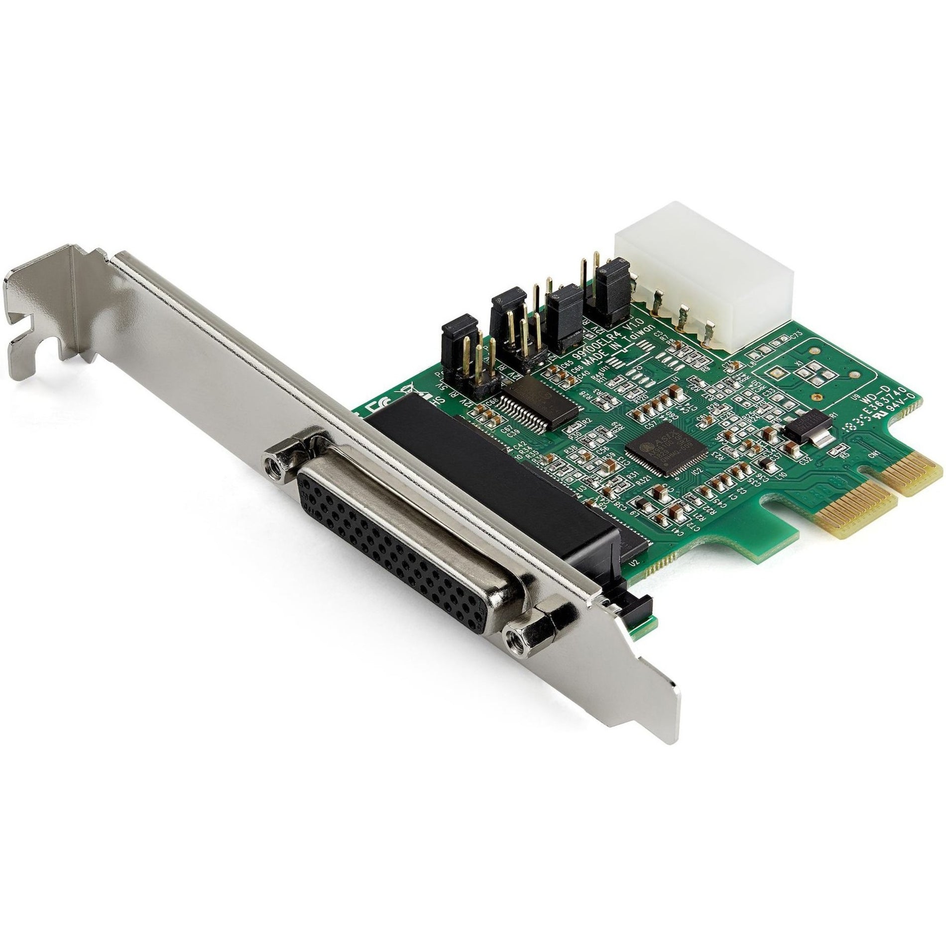 StarTech.com PEX4S953 4 Port Full Profile Serial Card, PCI E Serial Card with 16950 UART and 256-byte FIFO Cache