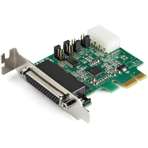 StarTech.com 4-port PCI Express RS232 Serial Adapter Card - PCIe Serial DB9 Controller Card 16950 UART - Low Profile - Windows/Linux (PEX4S953LP) Main image