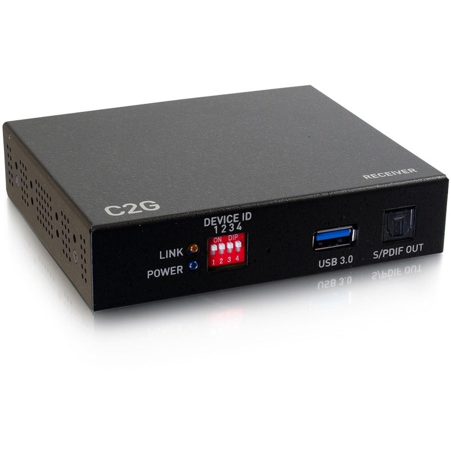 C2G 29976 4K HDMI over IP Decoder - 60Hz, USB, HDMI Out, Network (RJ-45), 3 Year Warranty, Canada
