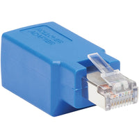 Tripp Lite Cisco Serial Console Rollover Adapter (M/F) - RJ45 to RJ45, Shielded, Blue (N034-001-SH) Main image