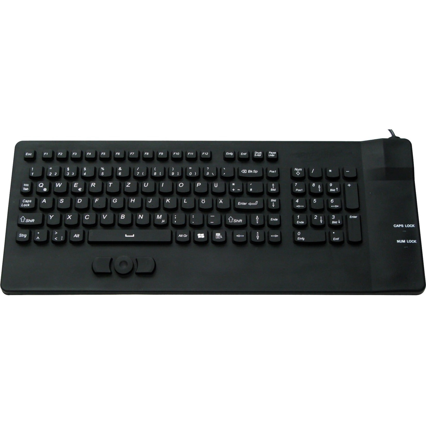 DSI KB-JH-IKB108 Waterproof IP68 Wired Keyboard with Integrated Mouse Pointer