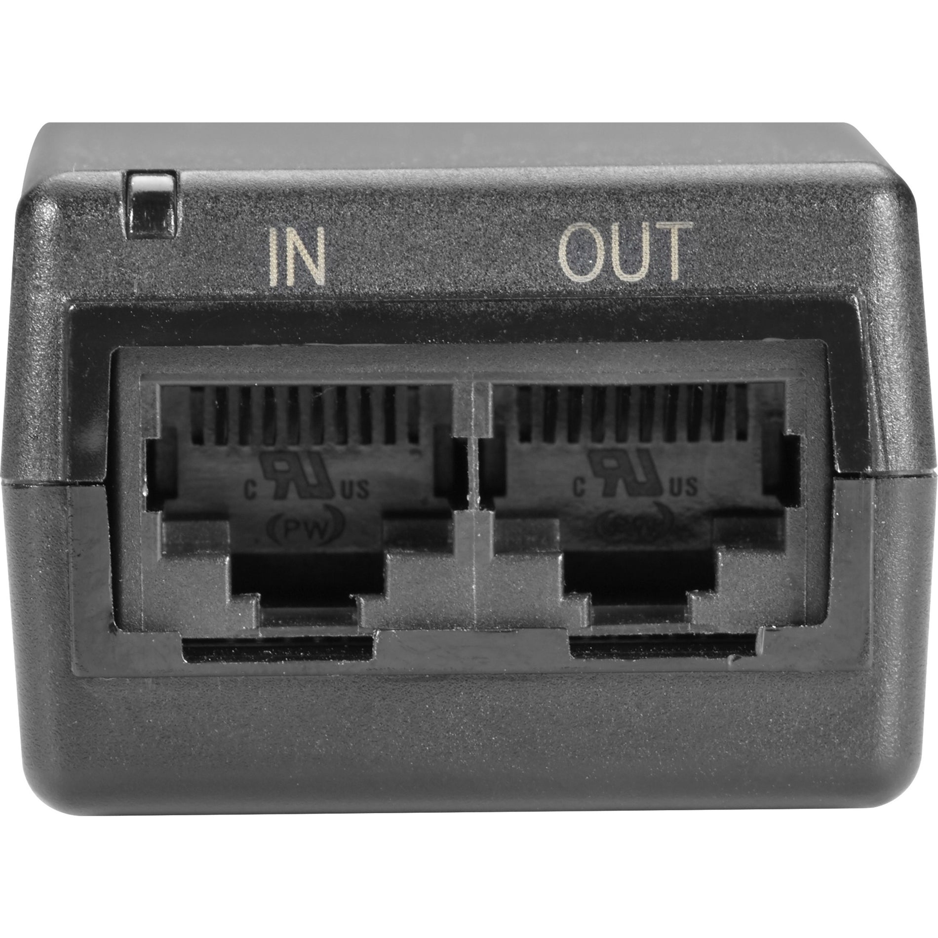 Black Box LPJ000A-F-R3 PoE Gigabit Ethernet Injector - 802.3af, 1 Year Warranty, Environmentally Friendly, 15W Output Power