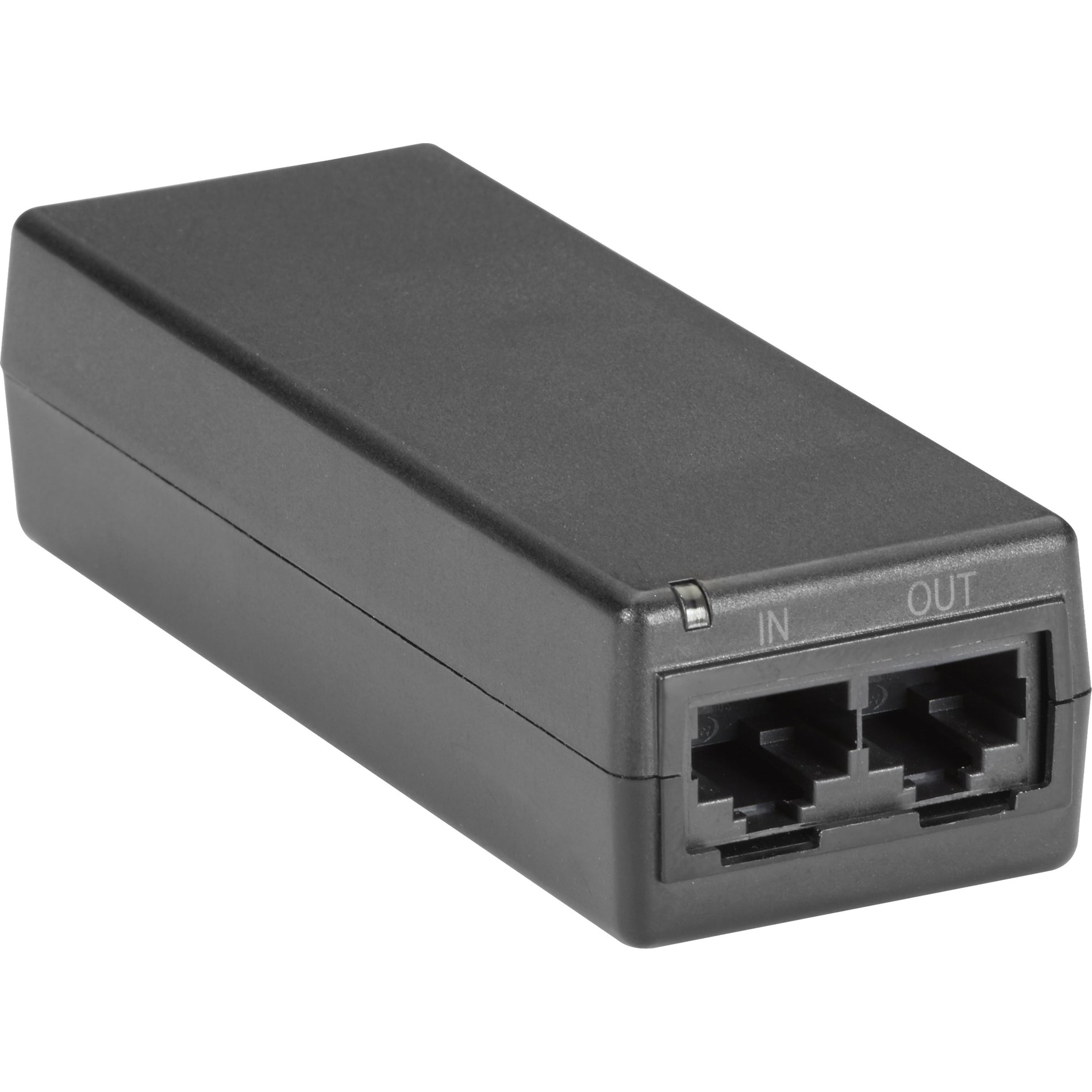 Black Box LPJ000A-F-R3 PoE Gigabit Ethernet Injector - 802.3af, 1 Year Warranty, Environmentally Friendly, 15W Output Power