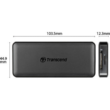 Transcend TS-HUB5C 6-in-1 USB 3.1 Gen 2 Type-C Hub, 4 USB Ports, Mac/PC/Linux Compatible