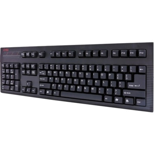 DSI KB-DCK-LH104-V2 Left Handed USB Keyboard With Cherry Mechanical Red Key Switches