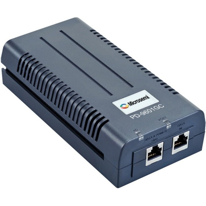 Microchip PD-9601GC/AC-US 1-Port, IEEE 802.3bt 90W PoE Midspan Power Injector/Splitter