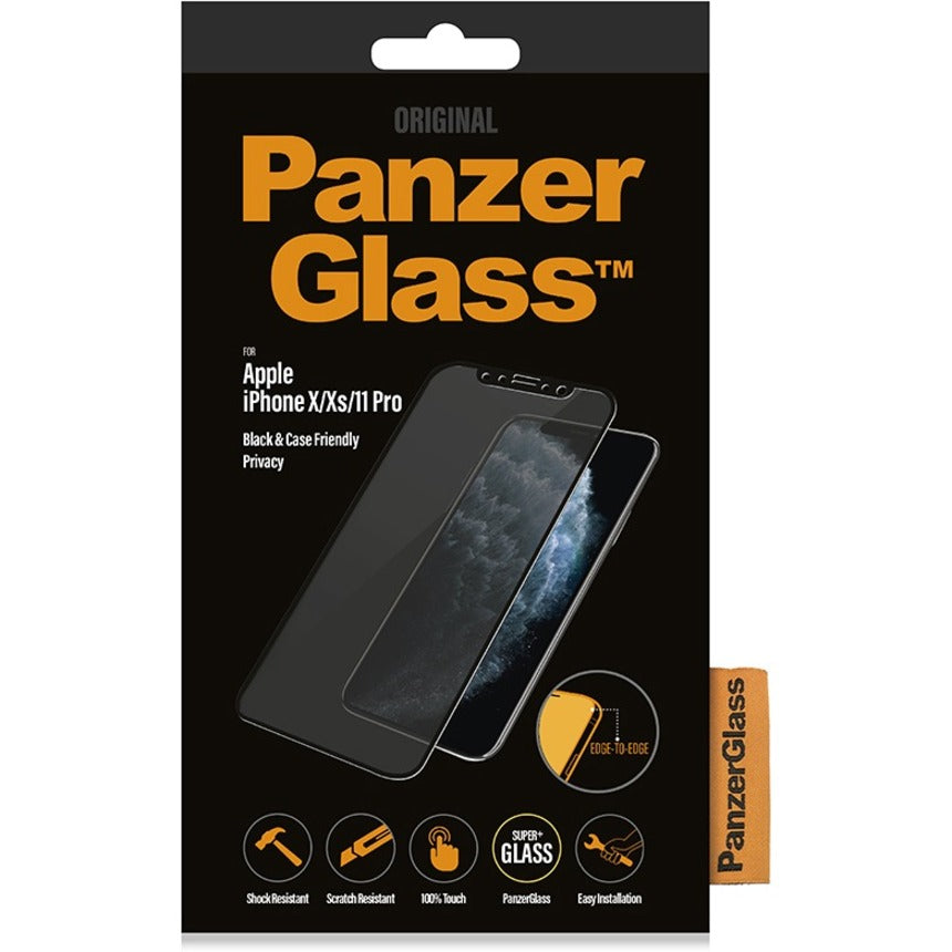 PanzerGlass P2664 Privacy Screen Protector for iPhone X, XS - Black