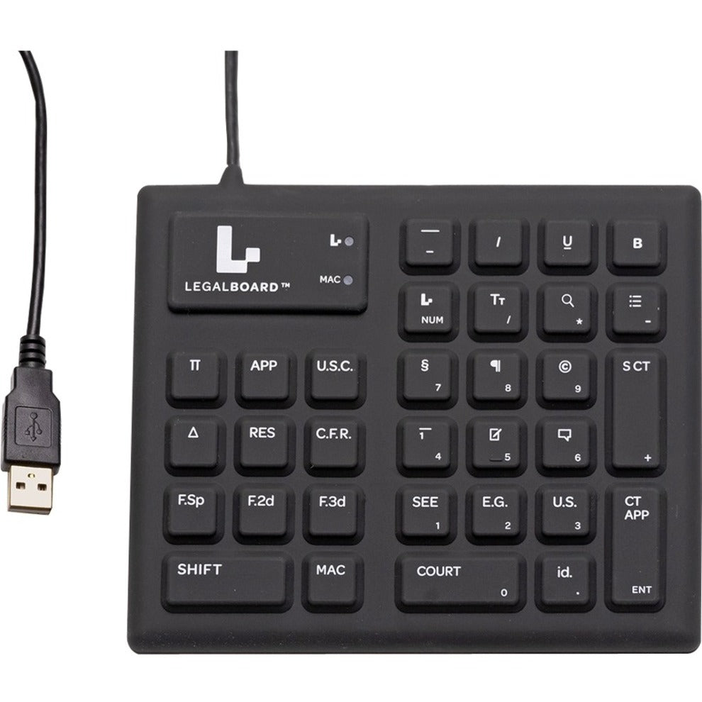Ergoguys BHP-LB002 Keypad for Lawyers, Wired, USB Connectivity, 1 Year Warranty