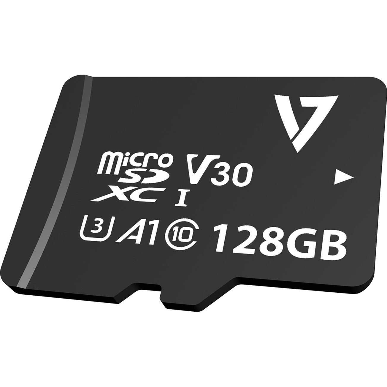 V7 VPMD128GU3 128GB microSDXC Card, Class 10/UHS-III (U3), 95MB/s Read Speed