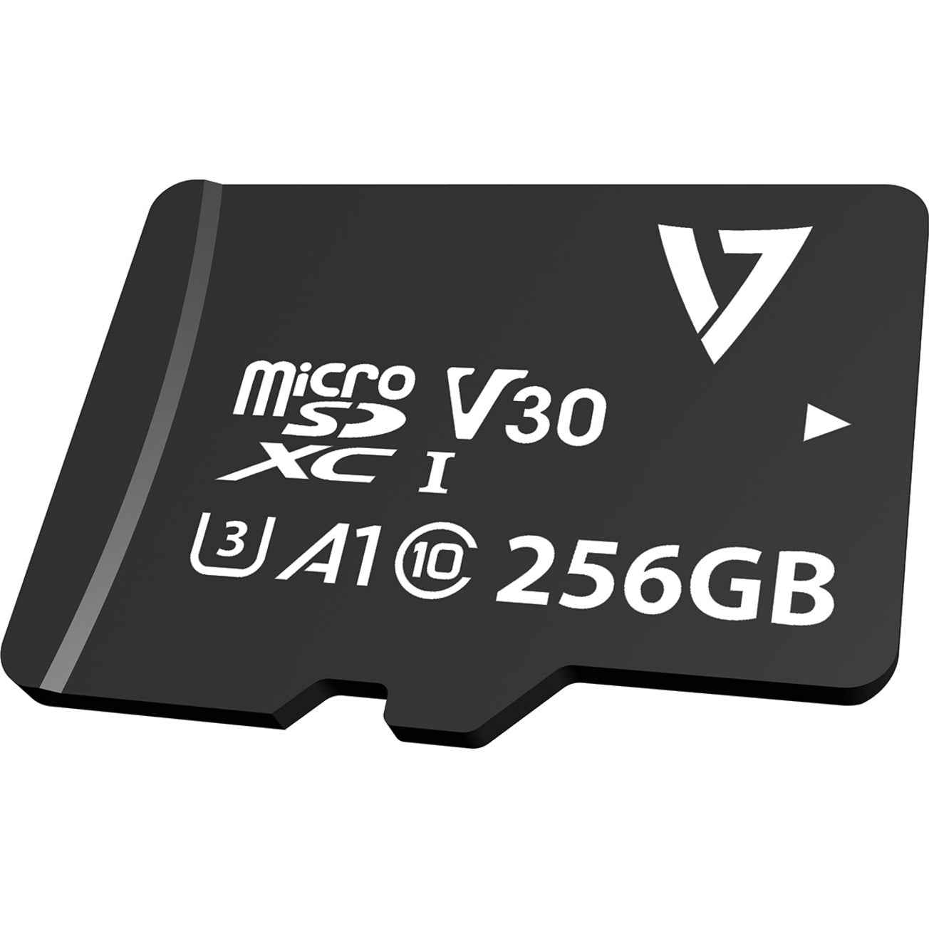 V7 VPMD256GU3 256GB microSDXC Card, Class 10/UHS-III (U3), 95MB/s Read Speed