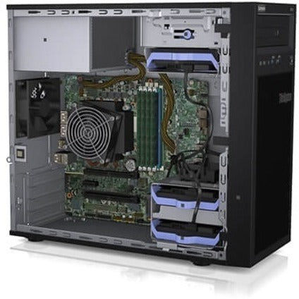 Lenovo 7Y48A02NNA ThinkSystem ST50 Server, Intel Xeon E-2276G, 8GB RAM, No Hard Drive, 3 Year Warranty