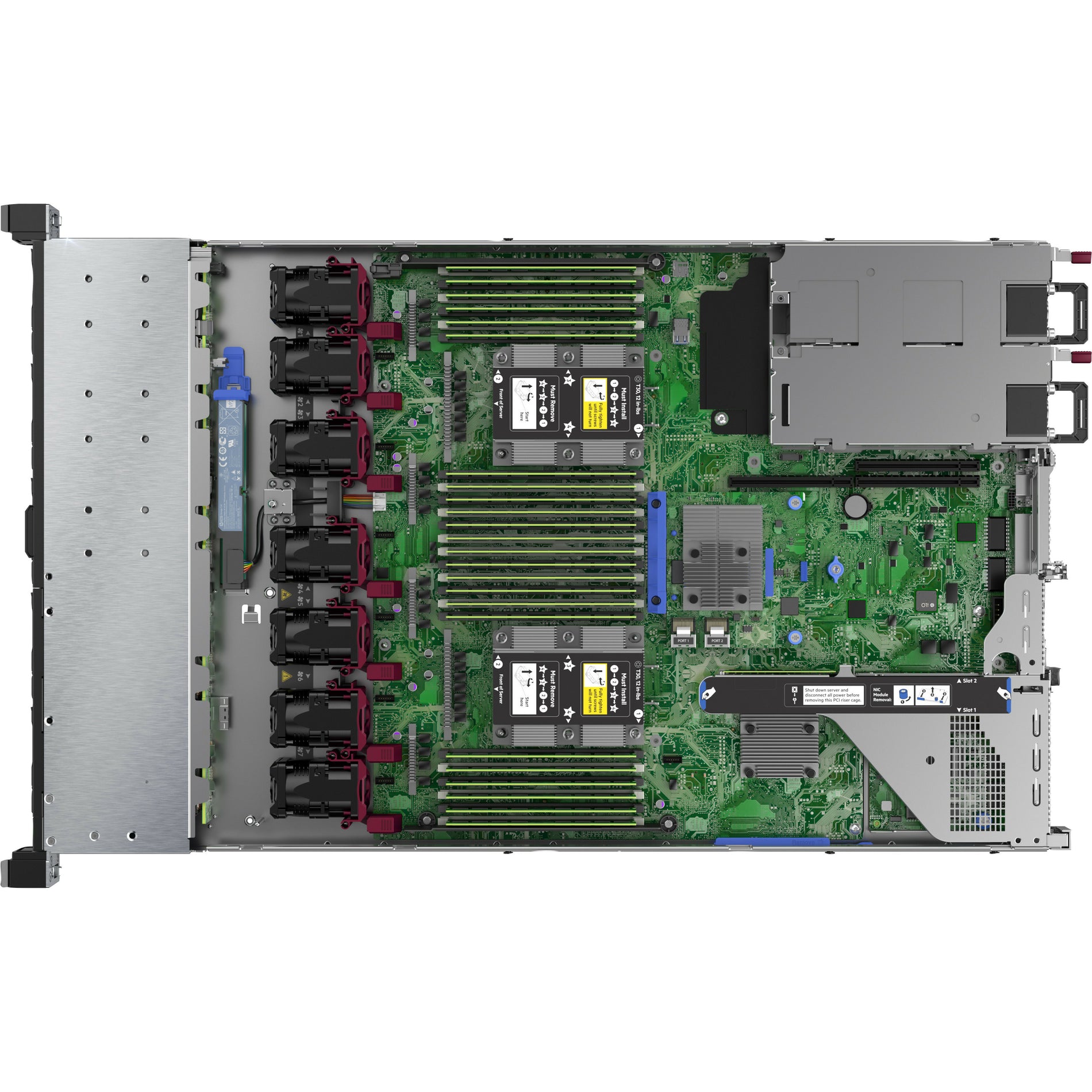 HPE P23579-B21 ProLiant DL360 Gen10 4214R 1P 32GB-R NC 8SFF 500W PS Server, Dodeca-core, 32GB RAM, 2.40 GHz, RAID Supported