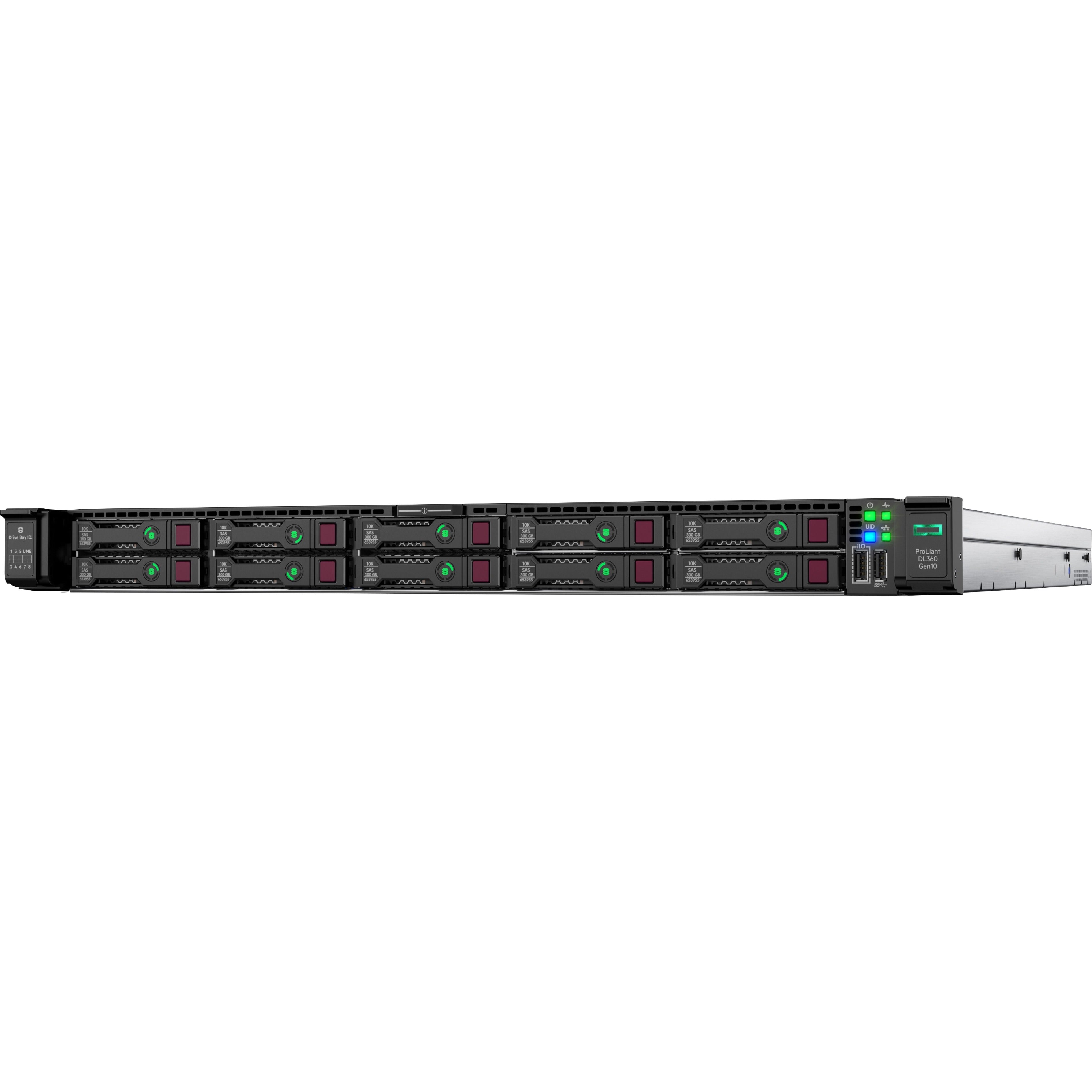 HPE P24744-B21 ProLiant DL360 Gen10 6250 1P 32GB Server, Octa-core, 10 Gigabit Ethernet