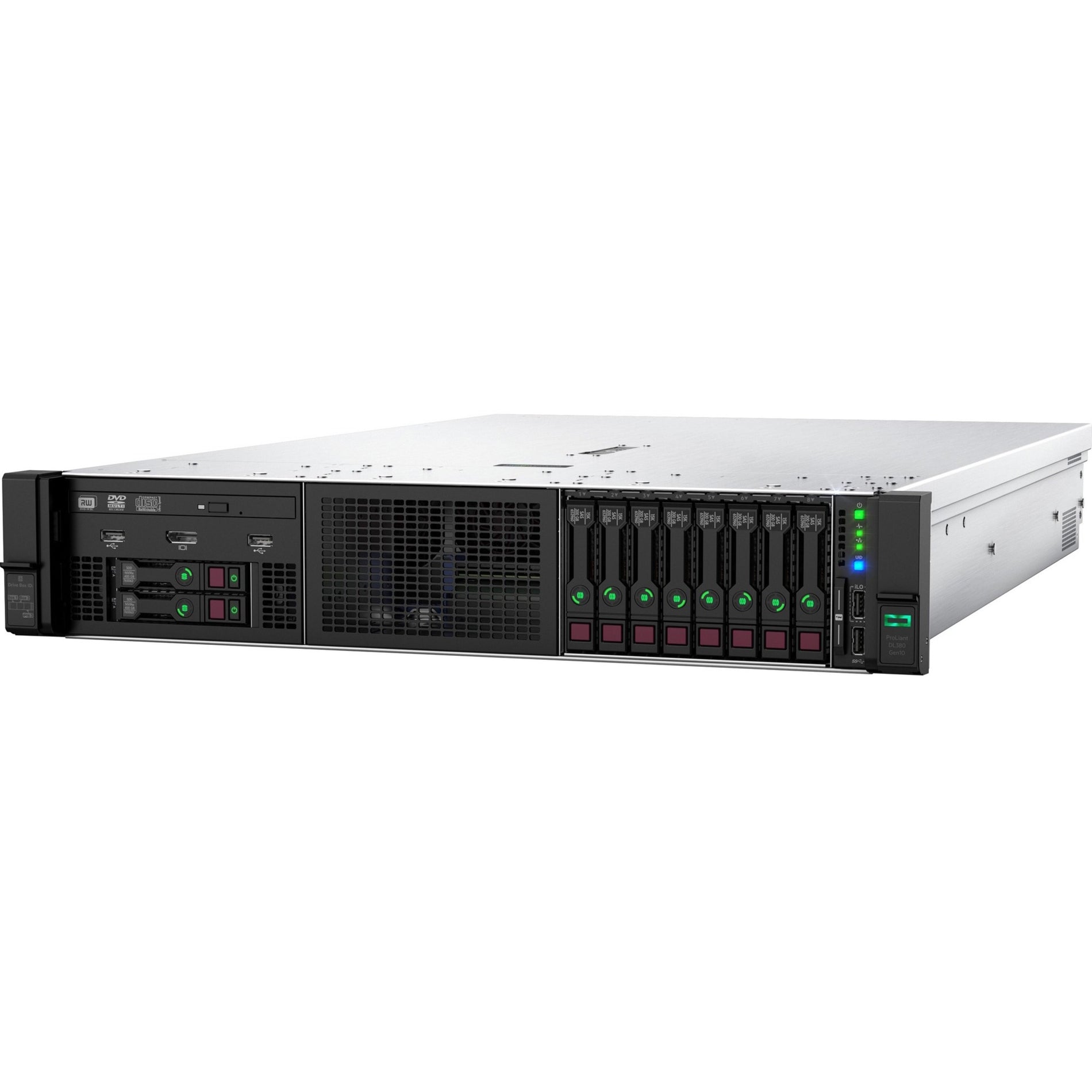 HPE P24840-B21 ProLiant DL380 Gen10 4210R 1P 32GB-R P408i-a NC 24SFF 800W PS Server, High Performance Rack Server
