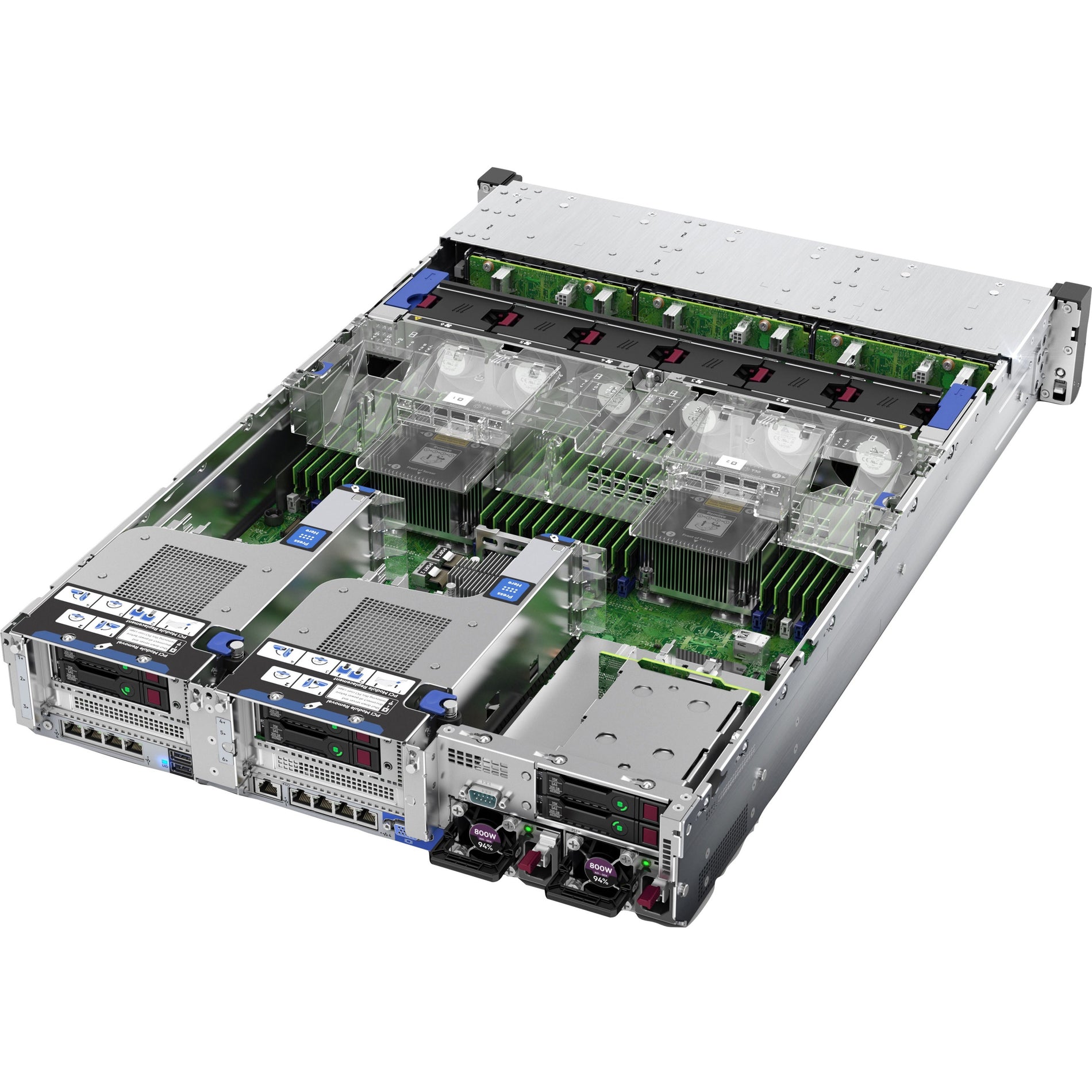 HPE P24846-B21 ProLiant DL380 Gen10 6226R 2.9GHz 16-core 1P 32GB-R S100i NC 8SFF 800W PS Server, 10 Gigabit Ethernet
