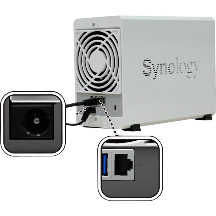 【ほぼ未使用】Synology NASキットDiskStation DS220j Synology DiskStation DS220j DiskStation 手軽にパーソナルクラウドを