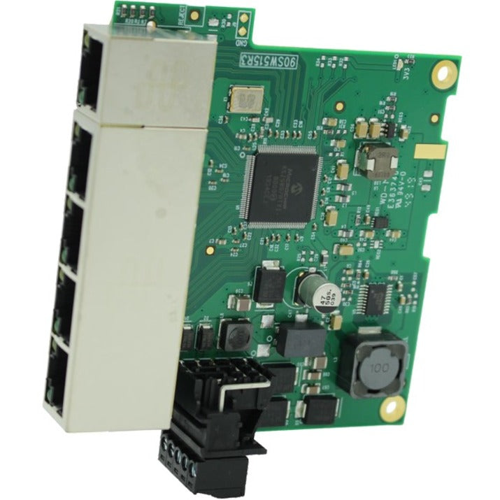 Brainboxes SW-115 Embedded Industrial 5 Port Gigabit Ethernet Switch, Lifetime Warranty, TAA Compliant, United Kingdom