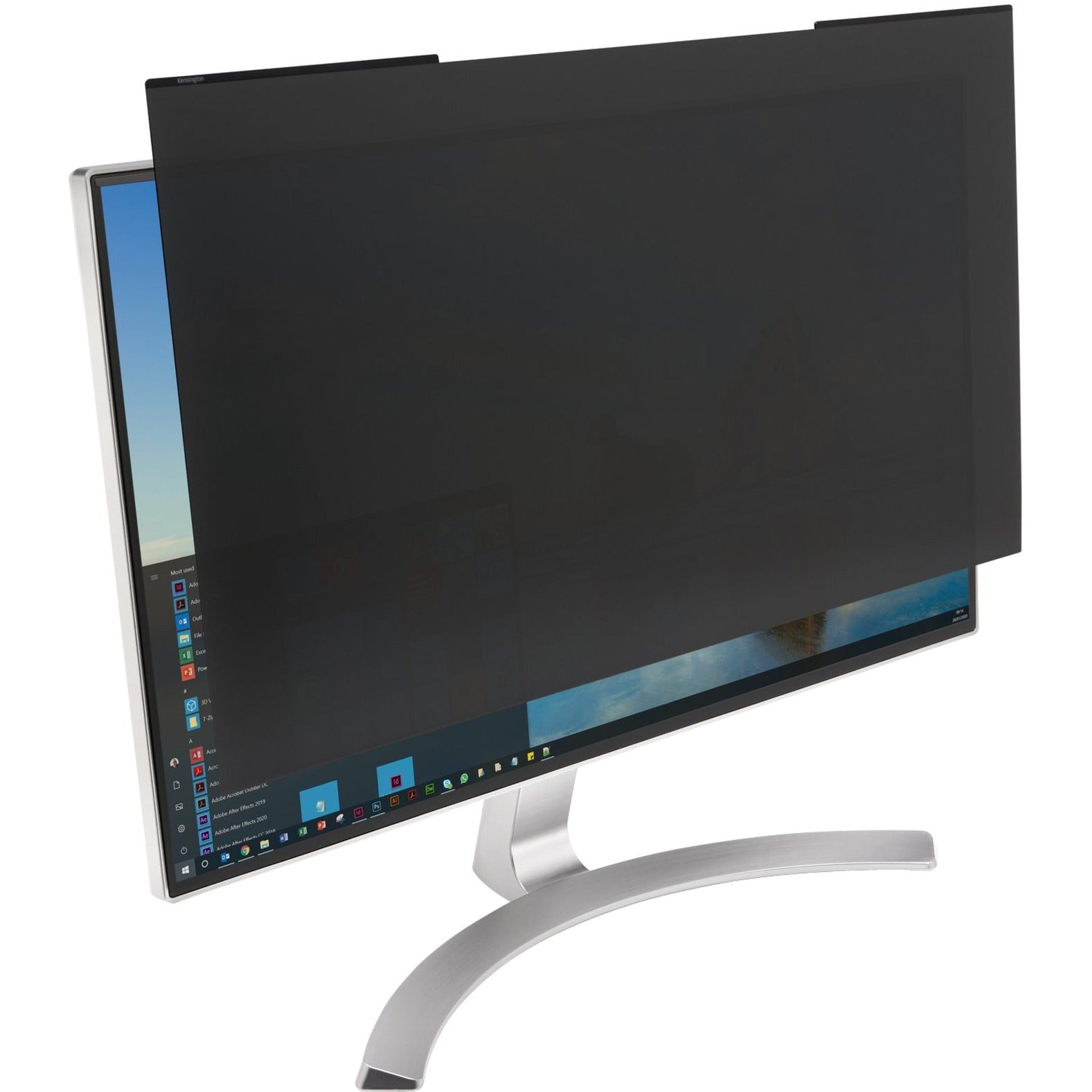 Kensington K58359WW MagPro 27.0" Monitor Privacy Screen with Magnetic Strip, Easy to Apply, Low Reflective Coating, Blue Light Reduction