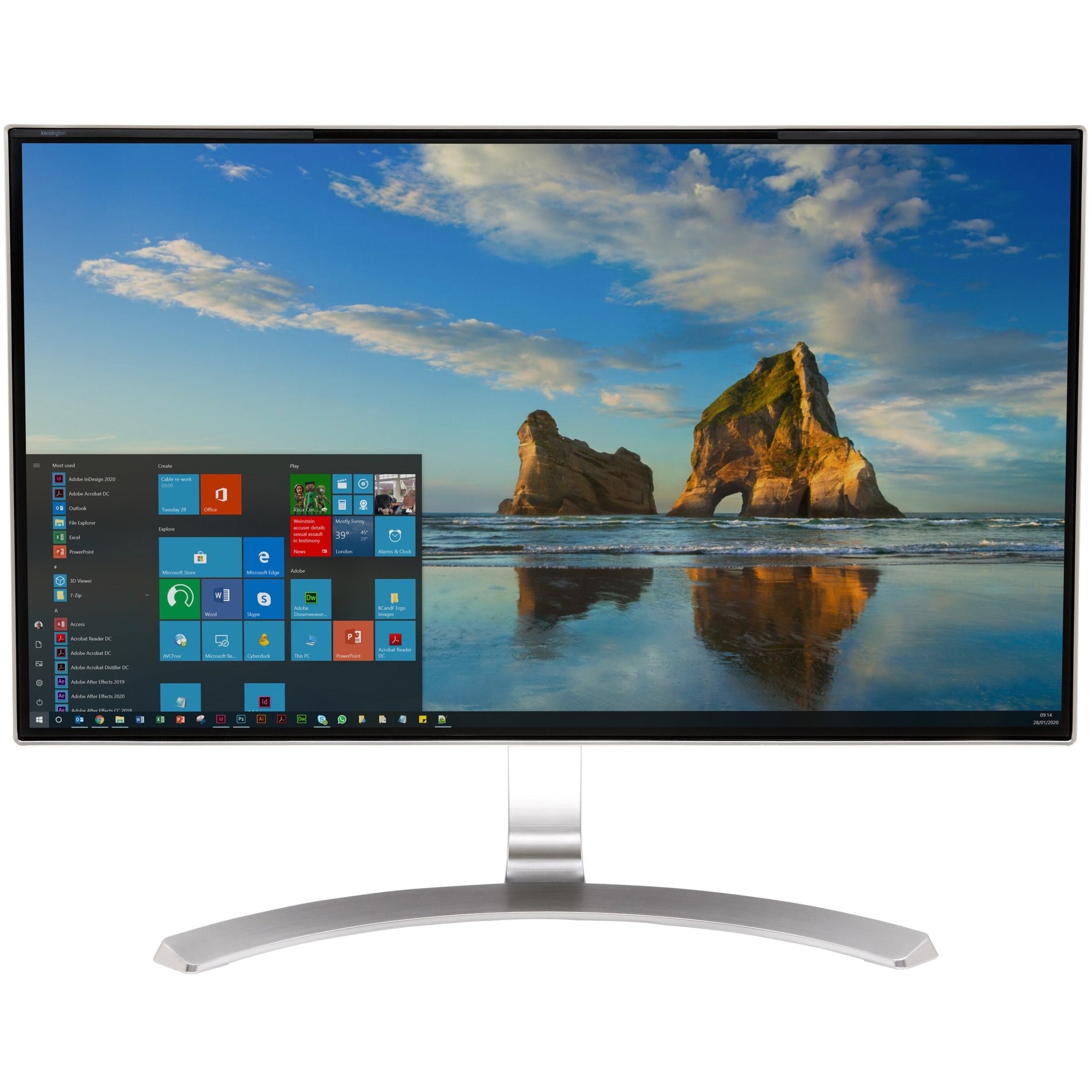 Kensington MagPro 24.0" (16:9) Monitor Privacy Screen with Magnetic Strip (K58357WW) Front image
