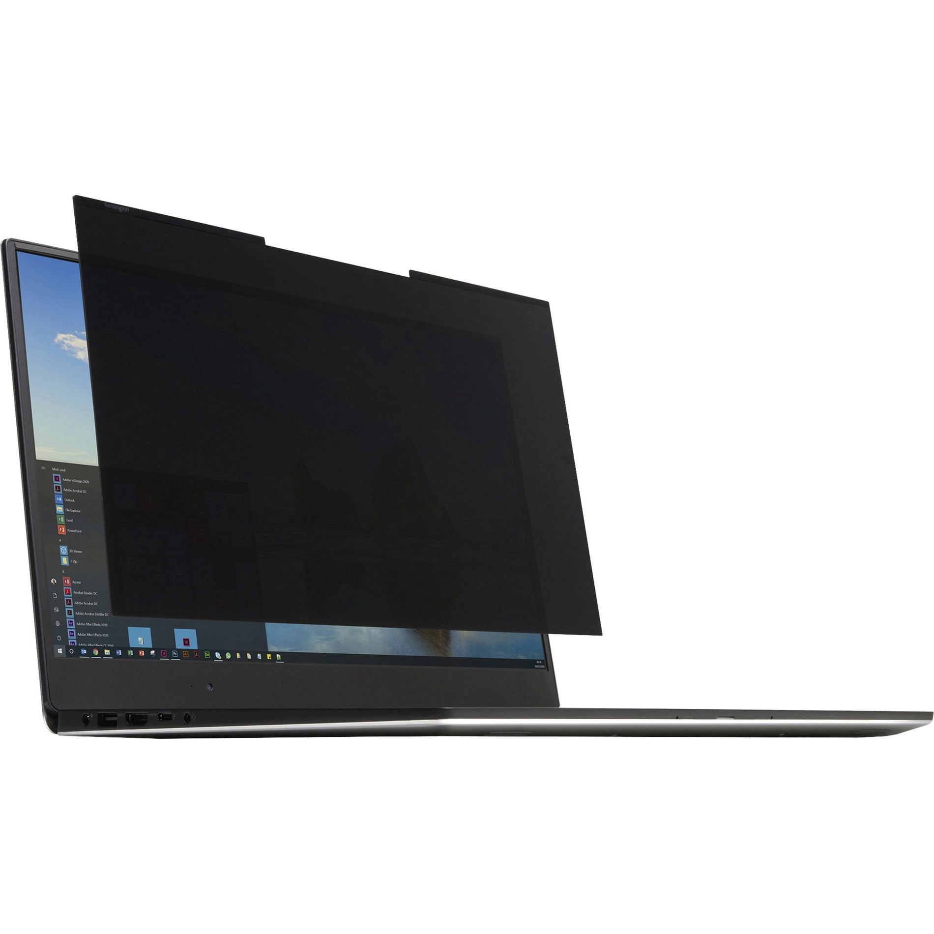 Kensington K58351WW MagPro 13.3" Laptop Privacy Screen with Magnetic Strip, Easy to Apply, Reversible, Low Reflective Coating, Blue Light Reduction