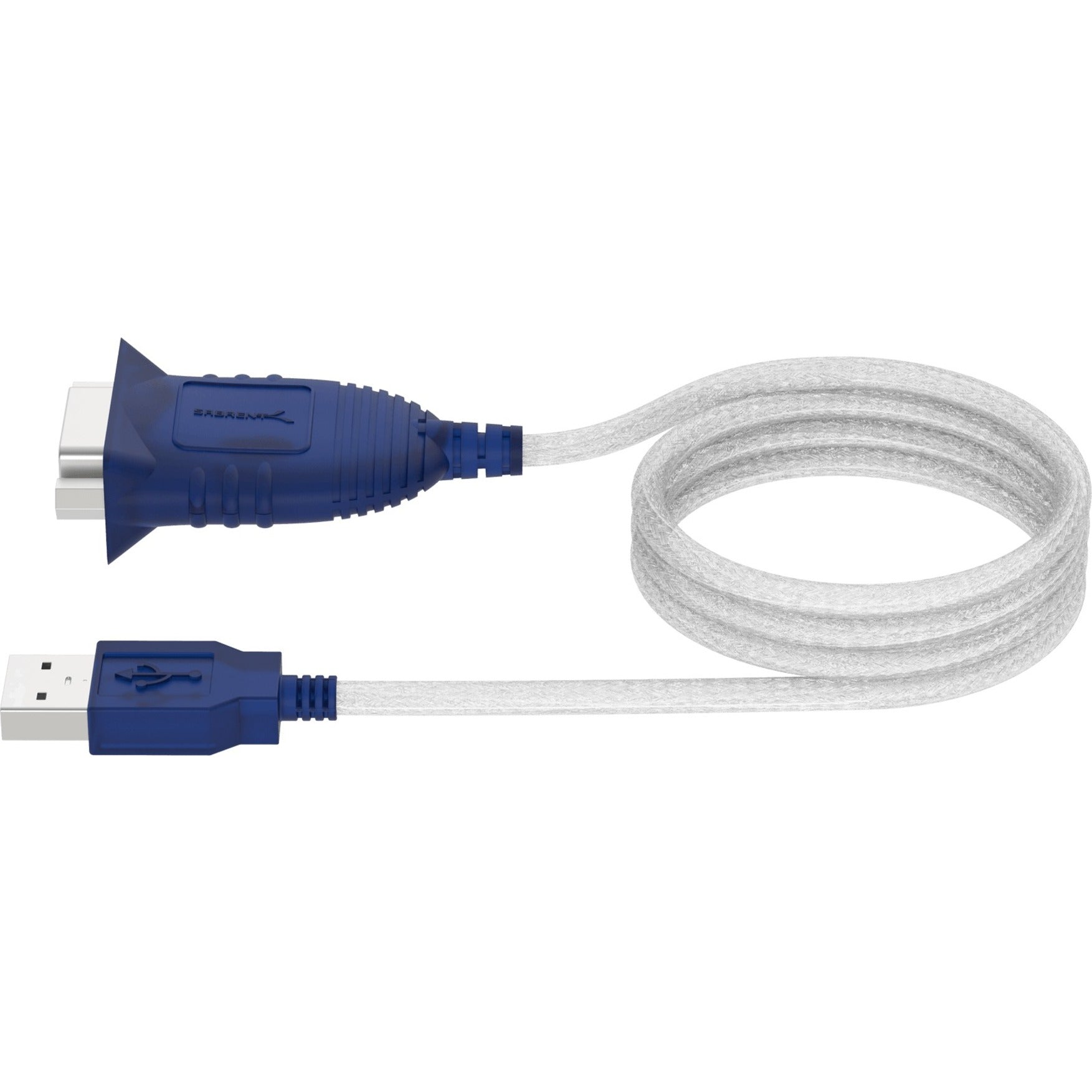 Sabrent CB-9P6F USB 2.0 to Serial (9-Pin) DB-9 RS-232 Converter Cable, 6-Feet, Plug & Play