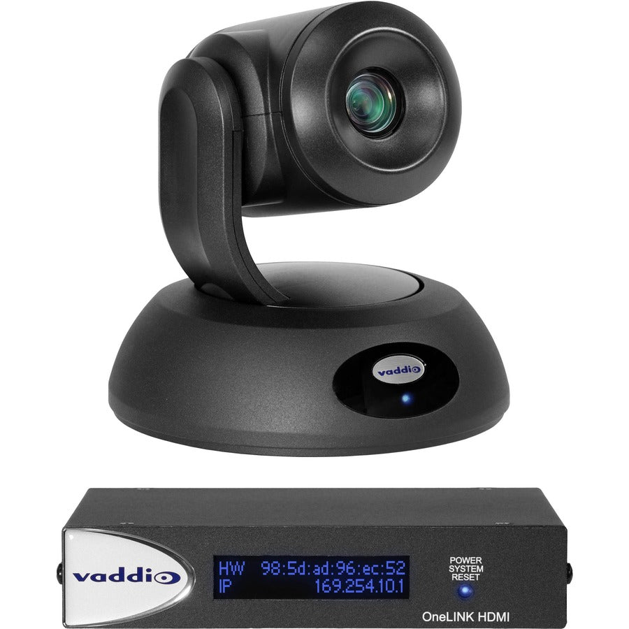 Vaddio 999-99600-100 RoboSHOT 12E HDBT OneLINK HDMI System, 8.5 Megapixel, 60 fps, 1920 x 1080