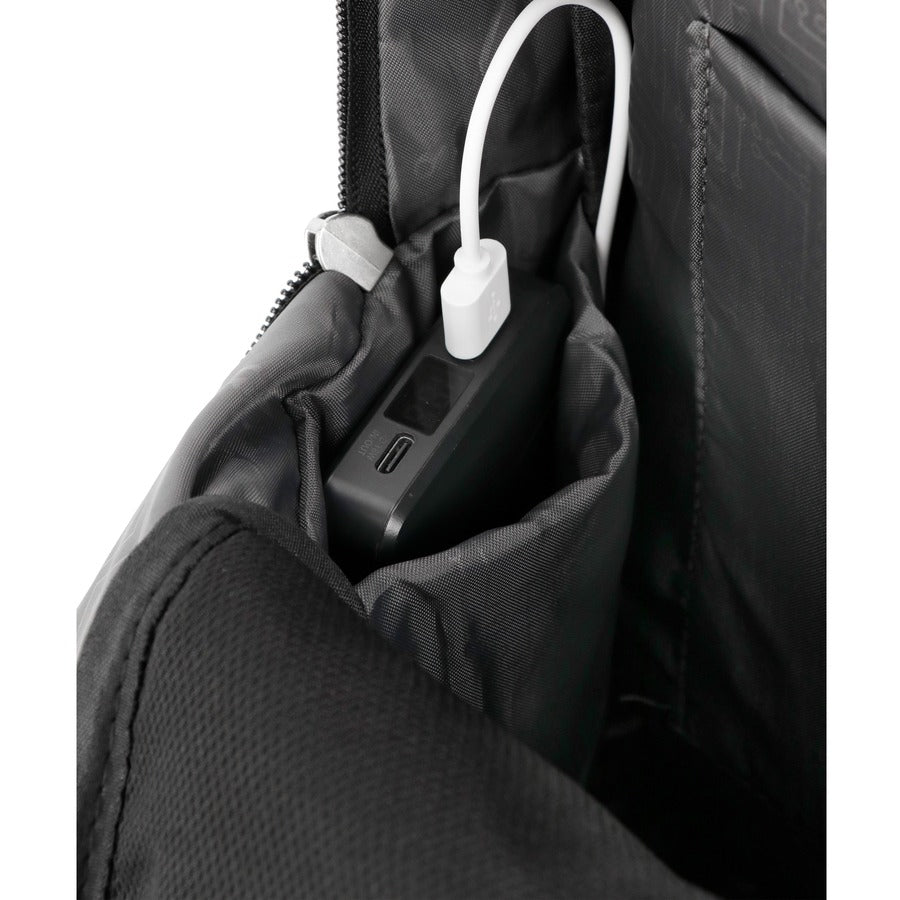 Swissdigital Design SD712M-B Empere TM Backpack, Extra Large, Black/Gray, 3 Year Warranty
