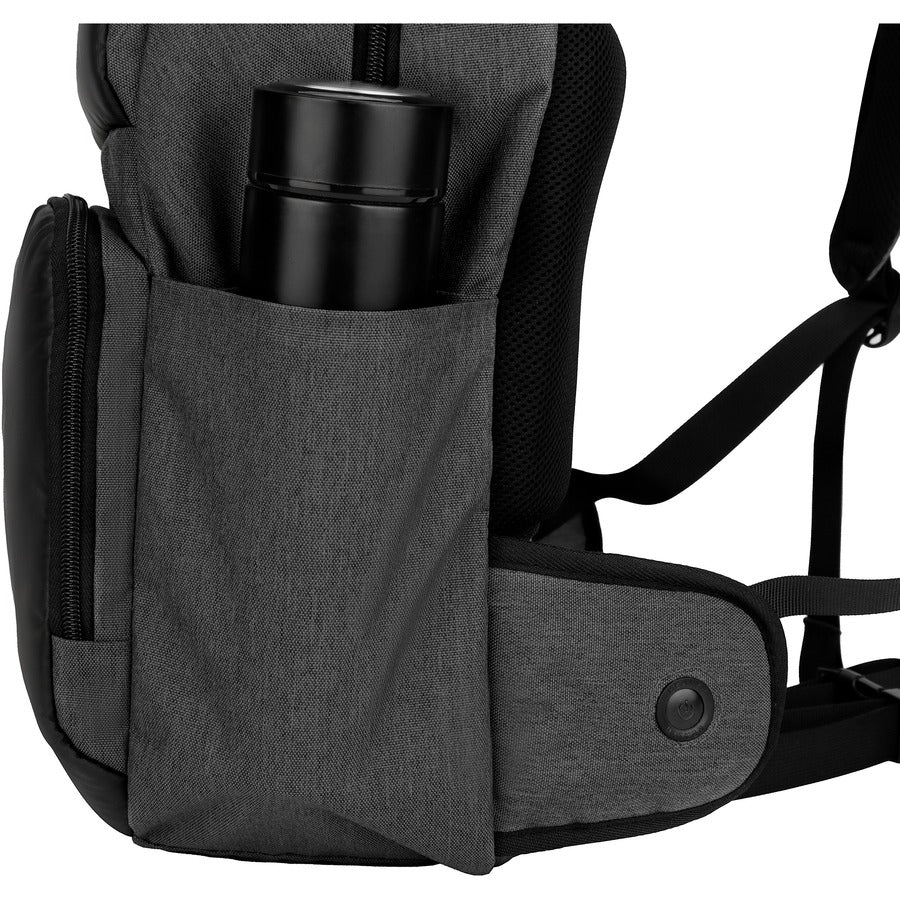 Swissdigital Design SD712M-B Empere TM Backpack, Extra Large, Black/Gray, 3 Year Warranty