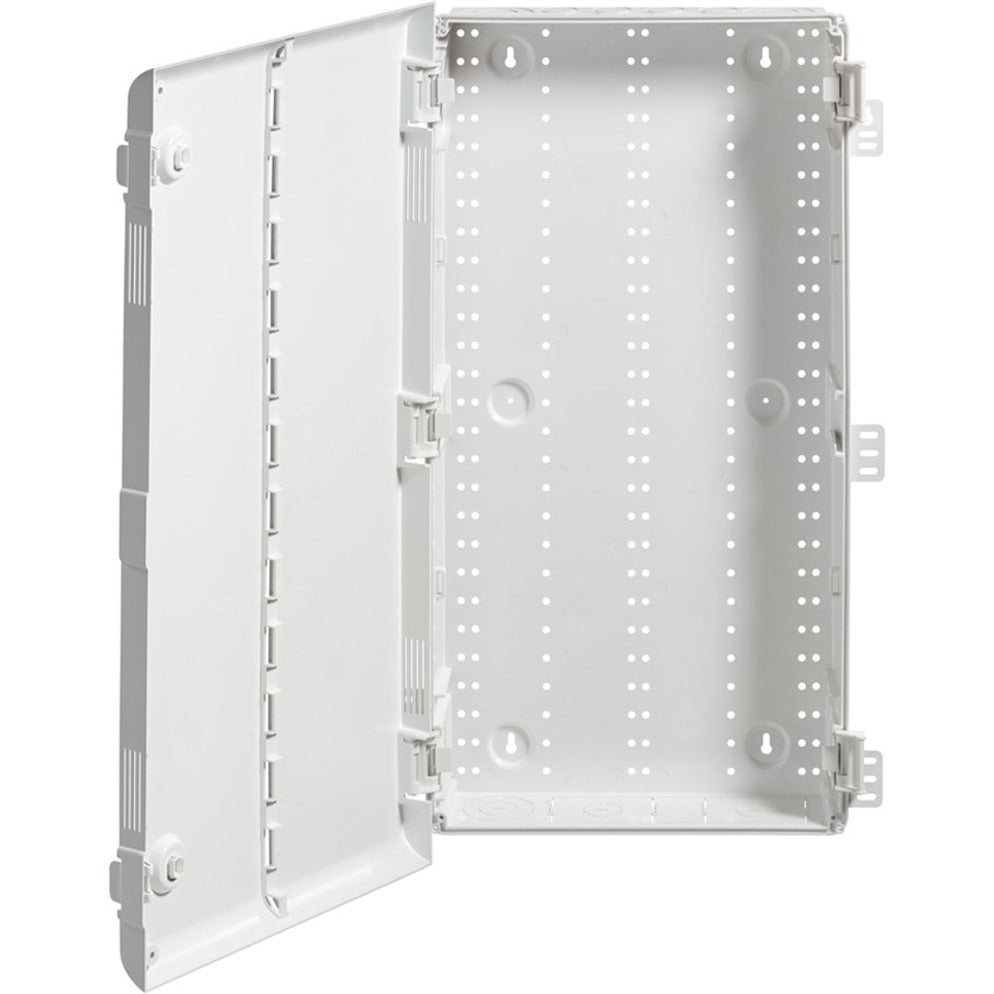 Leviton 49605-28P 28" Wireless Structured Media Enclosure with Vented Hinged Door, Cable Organizer