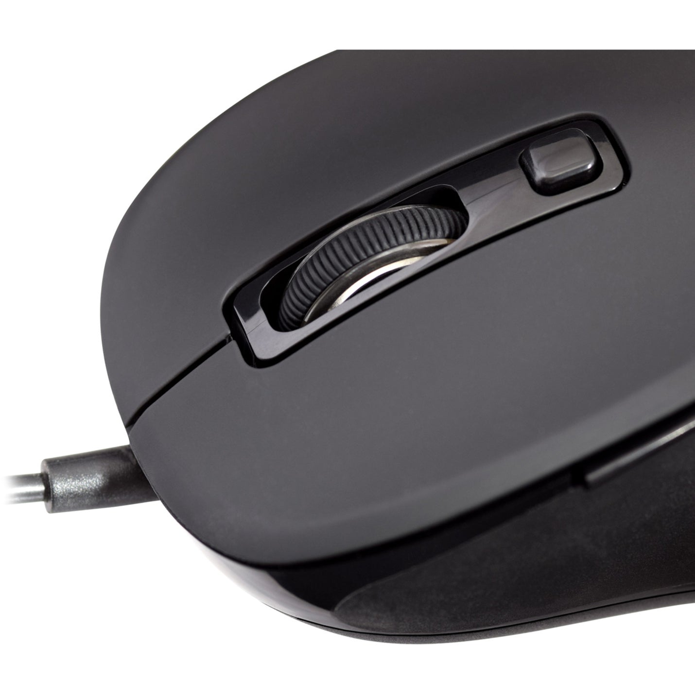 V7 MU300 PRO USB 6-Button Wired Mouse with Adjustable DPI - Black, Ergonomic Fit, 1600 DPI, 2-Year Warranty [Discontinued]