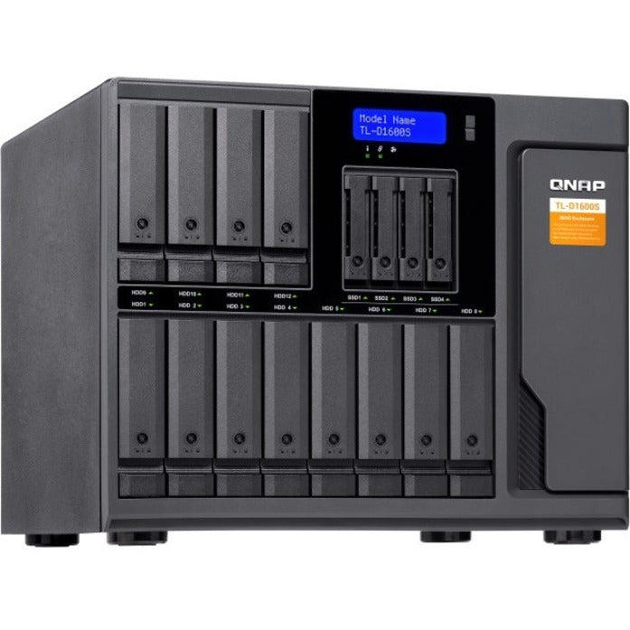 QNAP TL-D1600S-US Hochleistungs-Desktop-SATA-6Gbps-JBOD-Speichergehäuse 16-Bay-Erweiterungseinheit
