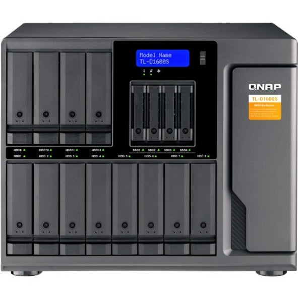 QNAP TL-D1600S-US High-performance Desktop SATA 6Gbps JBOD Storage Enclosure, 16-Bay Expansion Unit
