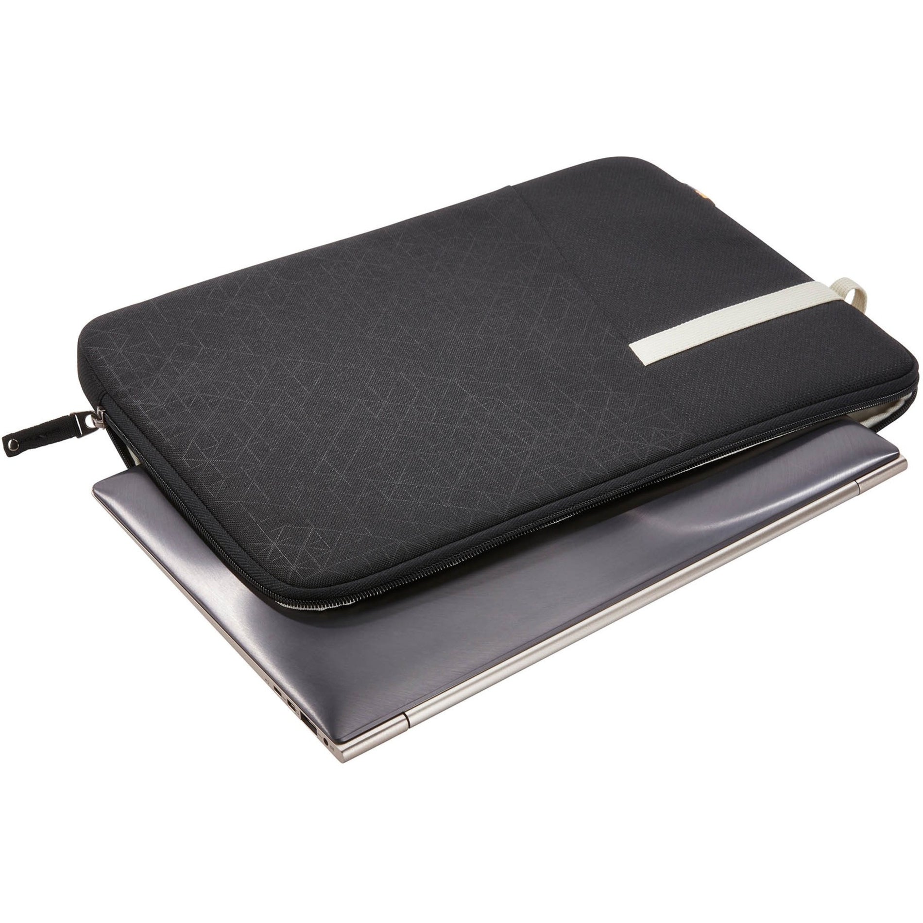 Case Logic 3204393 Ibira 14" Laptop Sleeve, Black, Zipper Closure, Lightweight Polyester Material