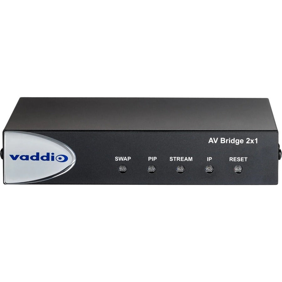 Vaddio 999-8250-000 AV Bridge 2x1 Video Capturing Device, USB, HDMI, Network (RJ-45), 1920 x 1080