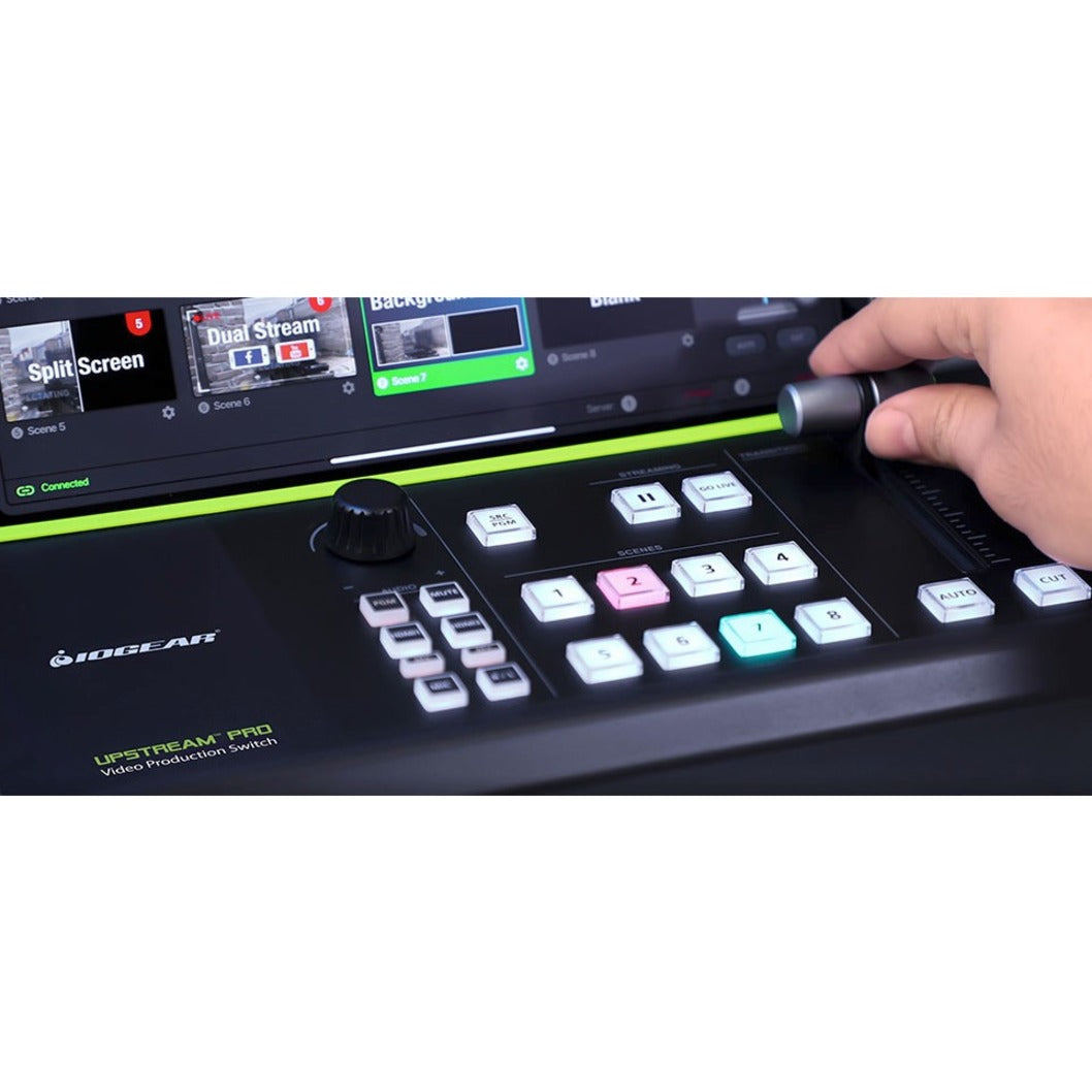 IOGEAR GUV303 UpStream Pro Video Production Switch, 4K HDMI In/Out, USB Connectivity, 1 Year Warranty