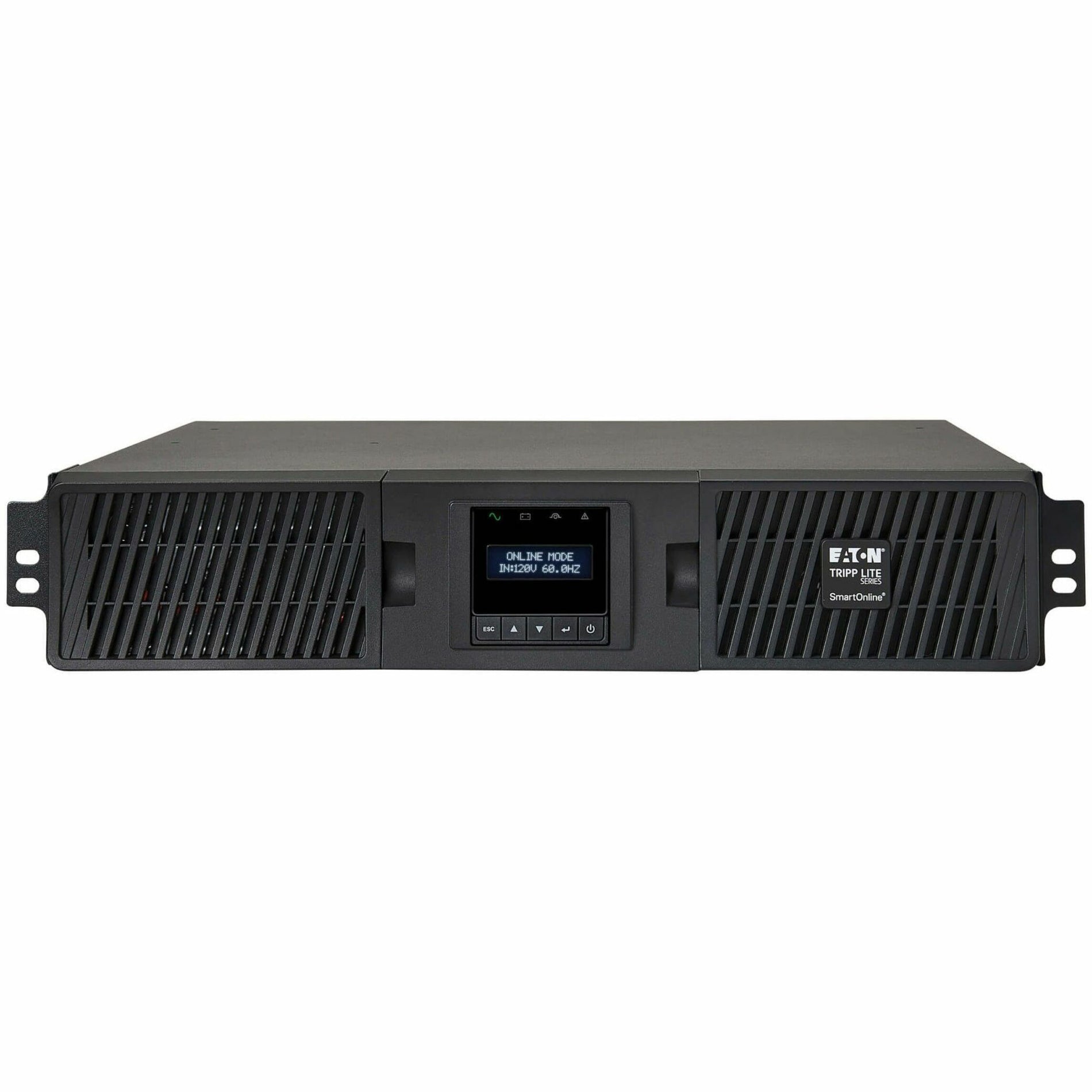 Tripp Lite SU750RTXLCD2UN SmartOnline 750VA Rack-mountable UPS, Double-Conversion, Pure Sine Wave, SNMP/HTTP Remote Monitoring