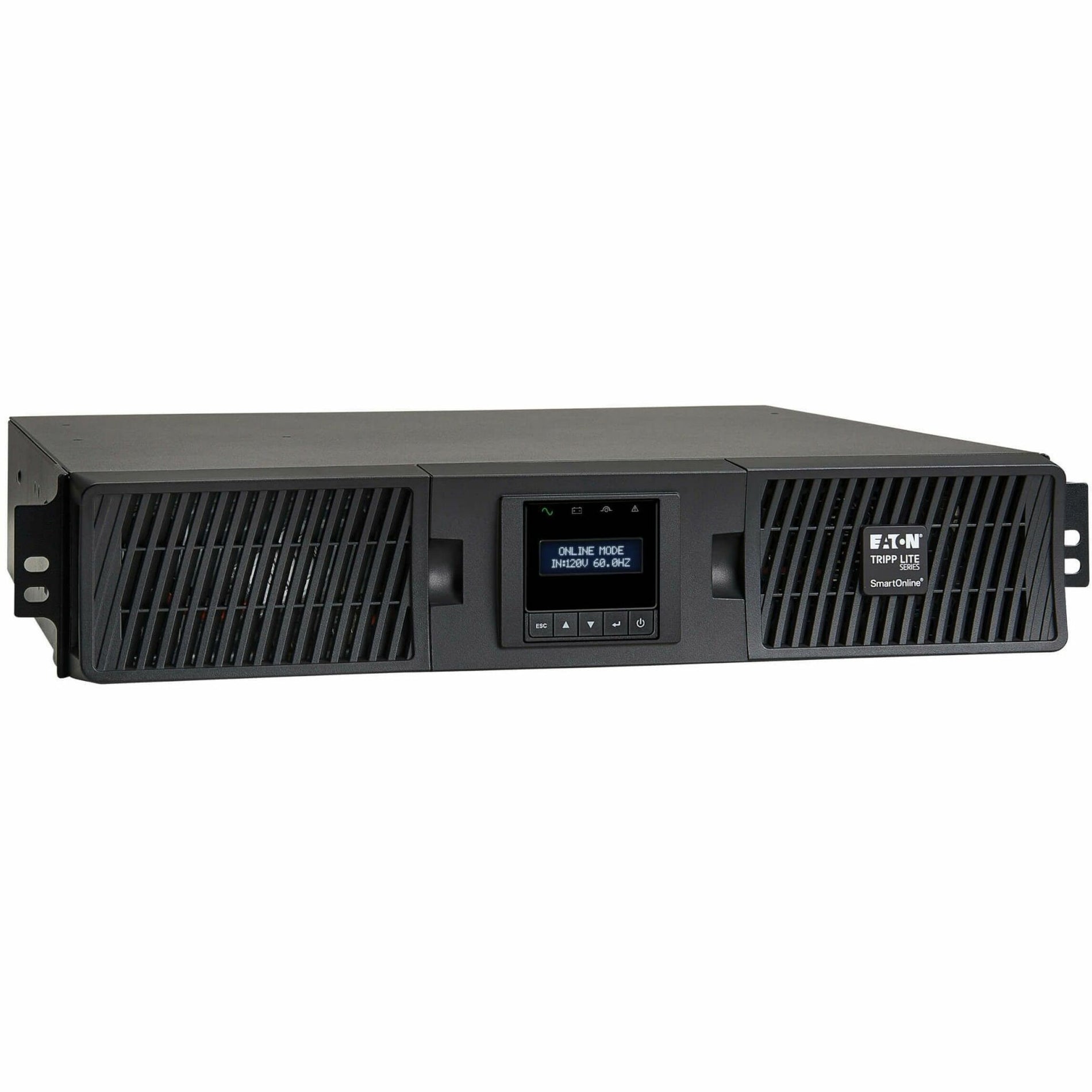 Tripp Lite SU750RTXLCD2UN SmartOnline 750VA Rack-mountable UPS, Double-Conversion, Pure Sine Wave, SNMP/HTTP Remote Monitoring