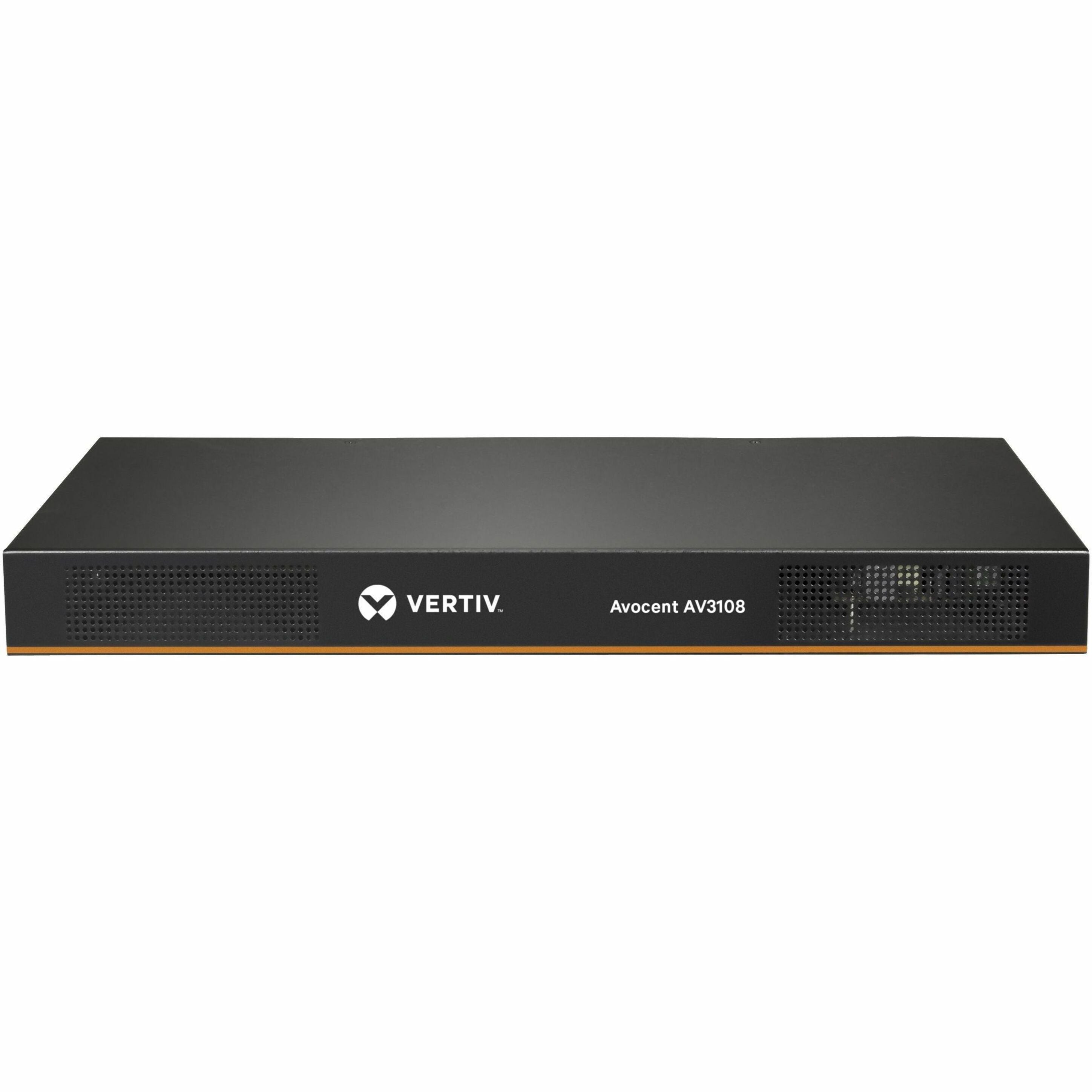 AVOCENT AV3108-400 AutoView KVM Switchbox, 8 Computers Supported, 1 Local User, 1 Remote User