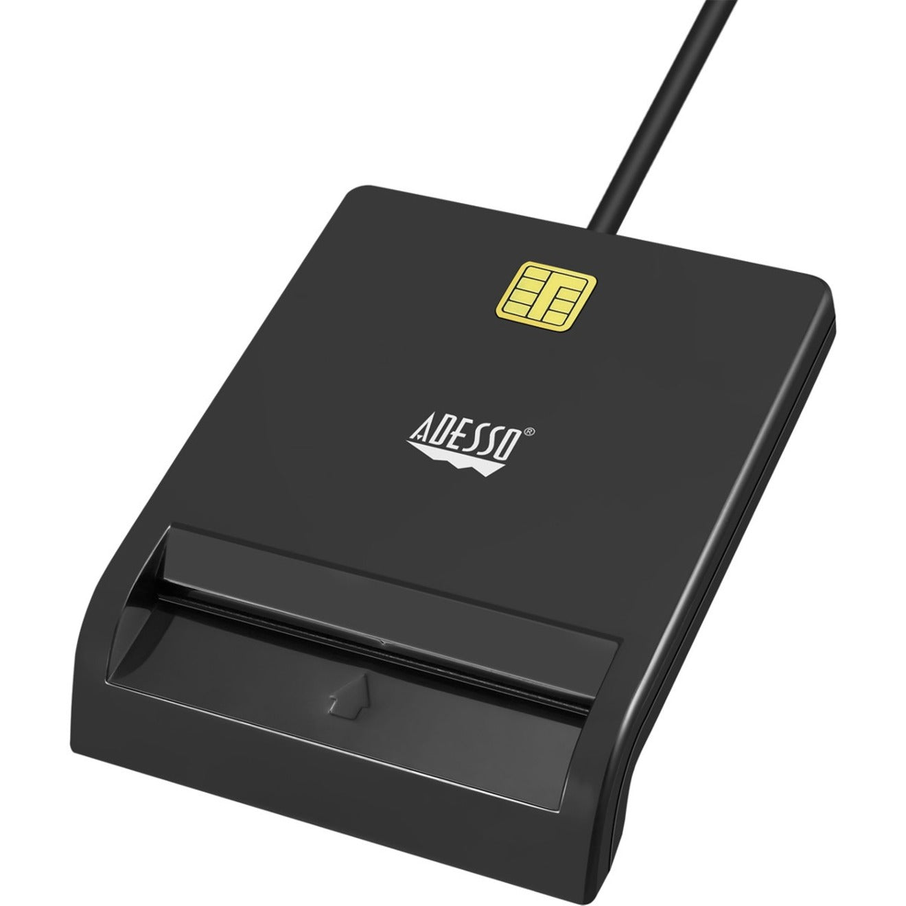Adesso SCR-100 Smart Card Reader, USB 2.0, Mac OS/Windows Compatible